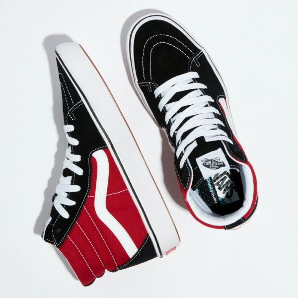 Giày Vans Comfycush Sk8-Hi 'Black Red' VN0A3WMB2QE - Hình ảnh 2