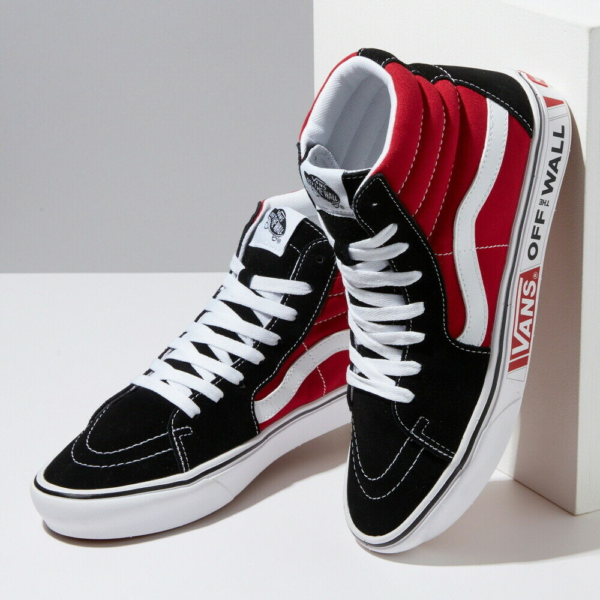 Giày Vans Comfycush Sk8-Hi 'Black Red' VN0A3WMB2QE - Hình ảnh 3