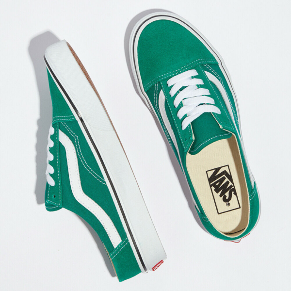 Giày Vans Old Skool Mule Suede 'Green' VN0A3MUS06A - Hình ảnh 3