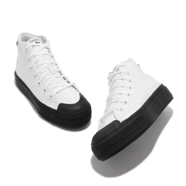 Giày Adidas Wmns Nizza RF Platform Mid 'White Black' FY7606 - Hình ảnh 2