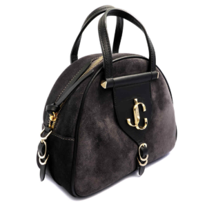 Alternative view of Túi Jimmy Choo Bowling Varenne Suede 'Black' 192-VRN-BWLNG-S-SDV