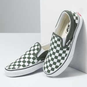 Giay Vans Classic Slip-On 'Green Caro' VN0A33TB9HO