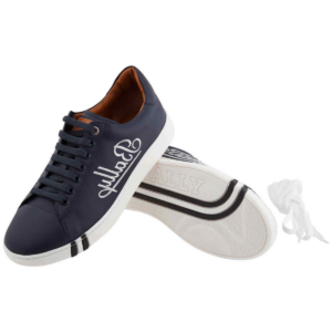 Alternative view of Giày Bally Wilson Leather Low-top Sneakers 'Ink' 6223141