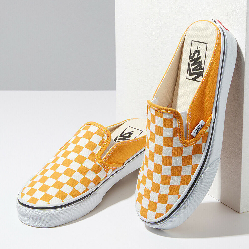 Giày Vans Checkerboard Slip-On Skate Yellow Vn0A4P3Uwof