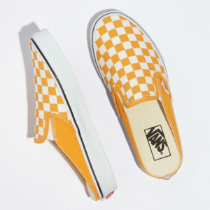 Giày Vans Checkerboard Slip-On Skate Yellow Vn0A4P3Uwof