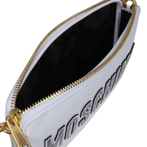 Alternative view of Túi Moschino Ladies Teddy 'White Leather' A-7567-8210-2001