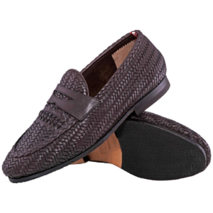 Alternative view of Giày Bally Plinker Woven Loafers 'Brown' 6237972