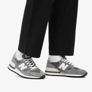 Alternative view of Giày New Balance 990v1 Made in USA 'Grey' M990GR1