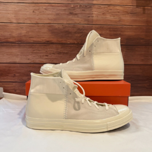 Giay Converse Chuck 70 Crafted Mixed Material High 'Egret' 172666C