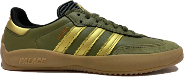 Giày Adidas x Palace Samba 'Olive Gold' HQ6100