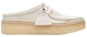 Giay Clarks Wallabee Cup Low 'White Suede' 261-64430