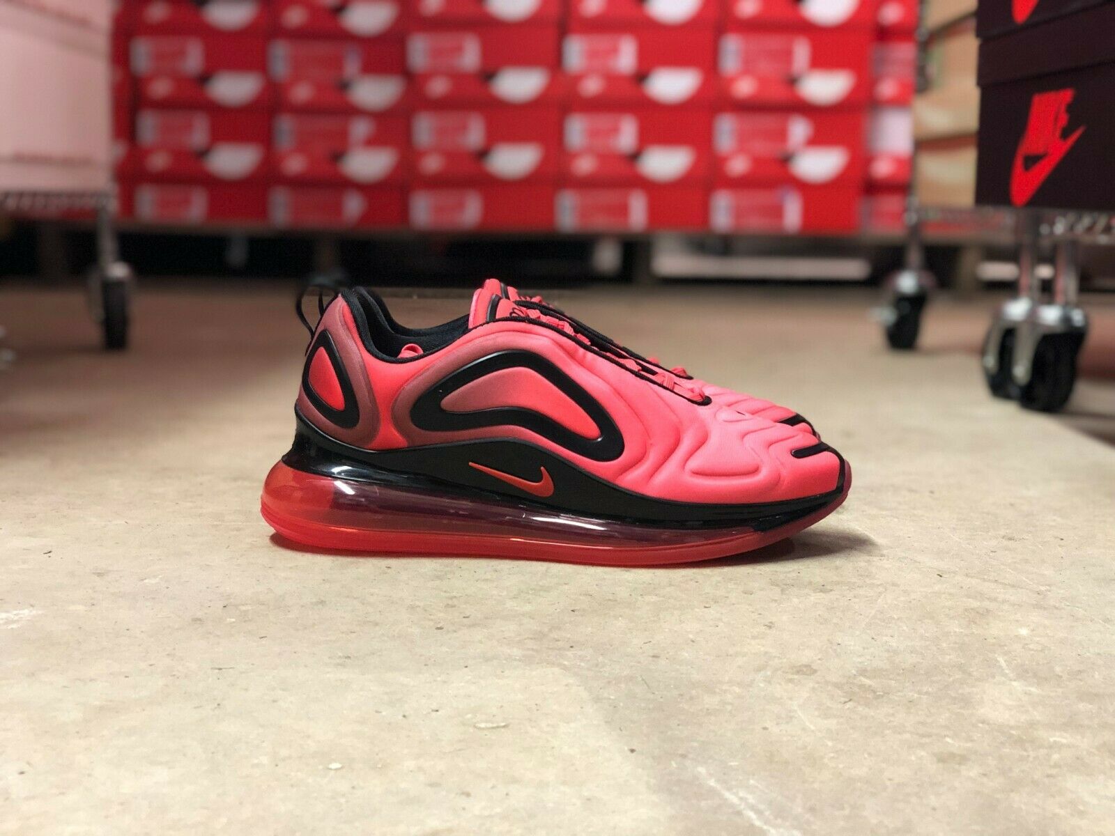 Giày Nike Air Max 720 University 'Red Black' Ao2924-600 - Authentic-Shoes