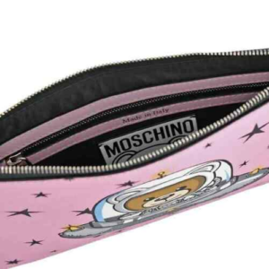 Alternative view of Túi Moschino Ladies Studded Logo Teddy 'Pink' A-8447-8210-1221