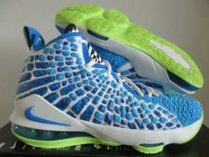 Alternative view of Giày Nike LeBron 17 GS 'Sprite' BQ5594-434