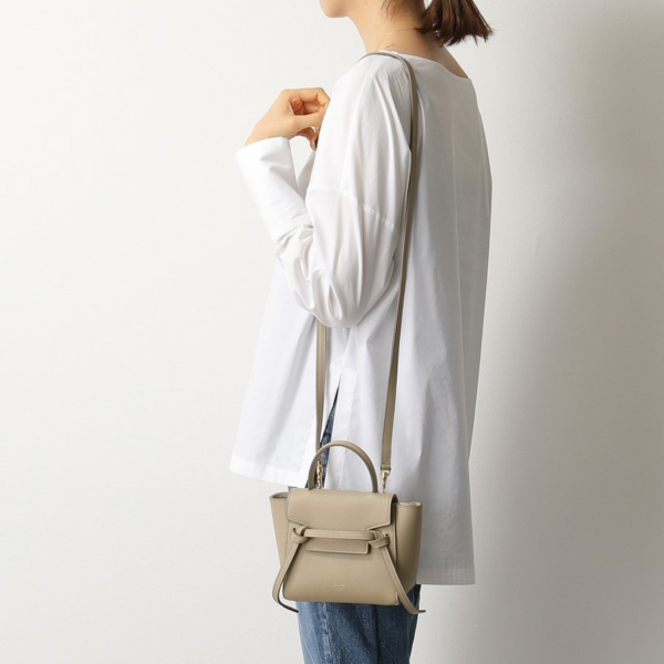 Túi Celine Pico Belt Bag In Grained Calfskin Light Taupe 194263ZVA-18LT - Hình ảnh 6