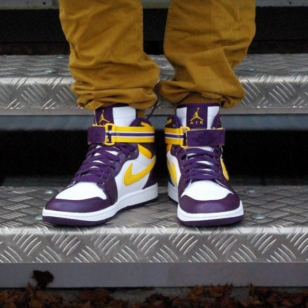 Giày Nike Air Jordan 1 High Strap 'Grand Purple' 342132-571 - Hình ảnh 2