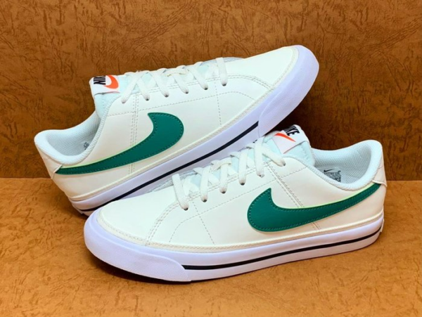 Giày Nike Court Legacy GS 'Sail Green Noise' DA5380-108 - Hình ảnh 5