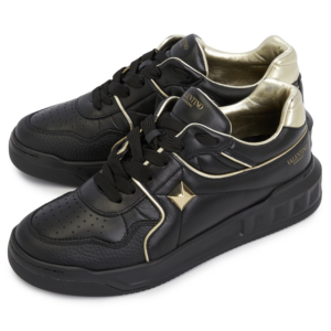 Giay Valentino Metallic One Stud 'Black' S0E71RUS-ED6