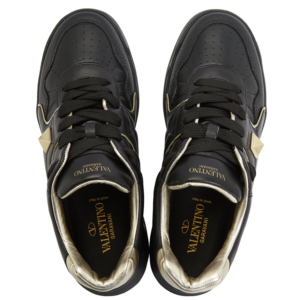 Giay Valentino Metallic One Stud 'Black' S0E71RUS-ED6