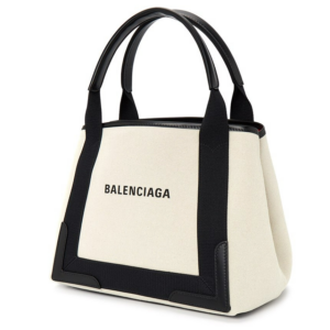 Tui Balenciaga Navy Cabas Small Tote Bag 'Ivory' 339933-210F3-9261