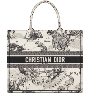 Tui Dior Large Book Tote 'Latte Toile De Jouy Zodiac Embroidery' M1286ZRHZ-M941