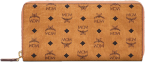 Ví MCM Zip Around Wallet in Visetos Original 'Cognac' MXLAAVI01CO001