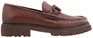 Giày Salvatore Ferragamo Gancini Ornament MoccasinItem 'Brown' 02B522 715065