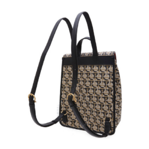 Alternative view of Balo Salvatore Ferragamo Ladies Gancini 'Black Grey' 21H988-726731