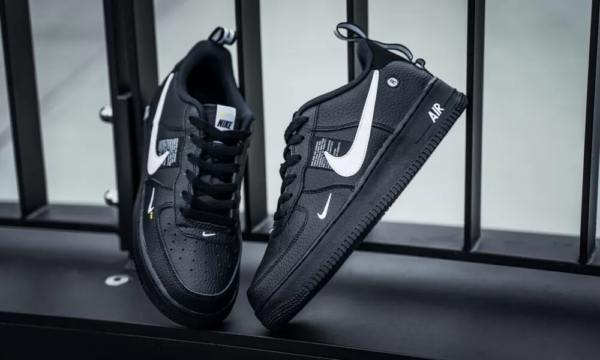 Giày Nike Air Force 1 Lv8 Utility GS 'Overbranding' AR1708-001 - Hình ảnh 4