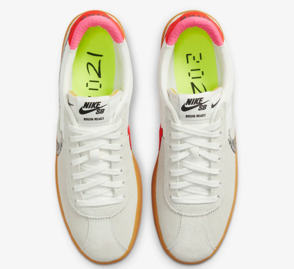 Giày Nike Bruin React T SB 'Rawdacious Summit White' CV5980-101 - Hình ảnh 2
