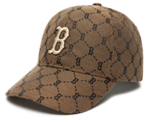 Mũ MLB Monogram Diamond Jacquard 'Brown'