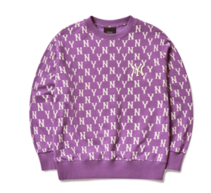 Áo MLB Monogram Allover Bag Big Logo Overfit Sweatshirt Purple