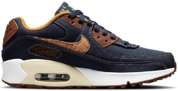 Giày Nike Air Max 90 GS 'Cork Obsidian' DC7774-400