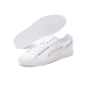 Giay Puma Clyde Stitch 'White Red' 375888-01