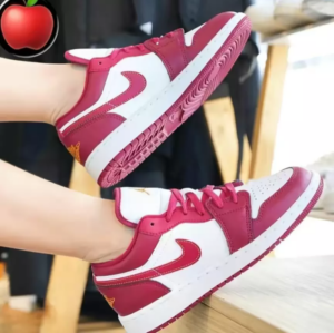 Alternative view of Giày Nike Air Jordan 1 Low 'Cardinal Red' 553558-607