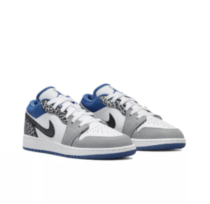 Alternative view of Giày Nike Air Jordan 1 Low SE GS 'True Blue' DQ2514-140