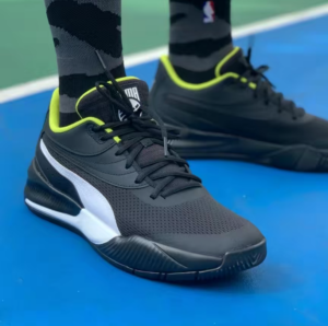 Alternative view of Giày Puma Triple Basketball 'Black' 195217-08