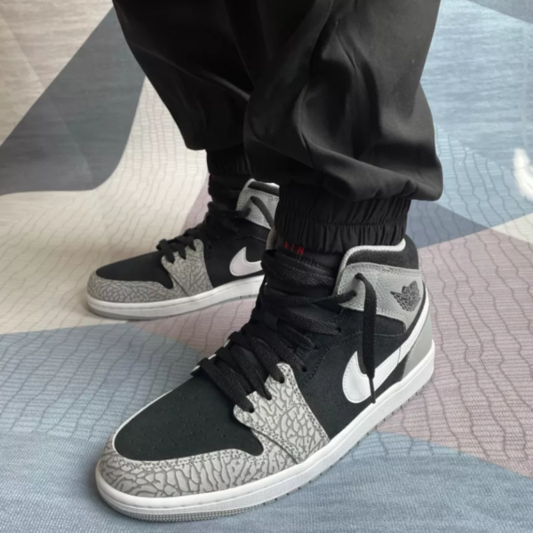 Giày Nike Air Jordan 1 Mid SE 'Elephant Toe' DM1200-016 - Hình ảnh 2