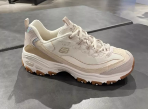 Alternative view of Giày Skechers Dlites 'White Beige' 896148-NAT