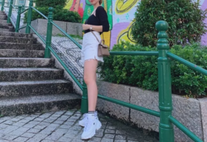 Alternative view of Giày Skechers D'Lites 'White' 11931-WBK