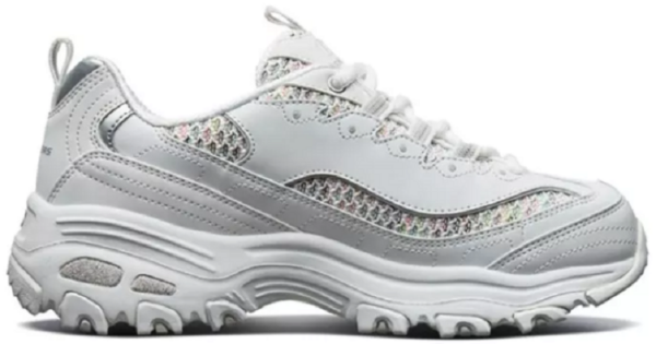 Giày Skechers D'Lite 1.0 'Gray' 13144-WMLT