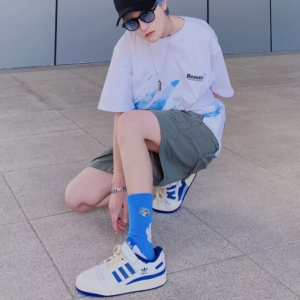 Alternative view of Giày Adidas Forum Low Big Kid 'Grl Power' FX6714