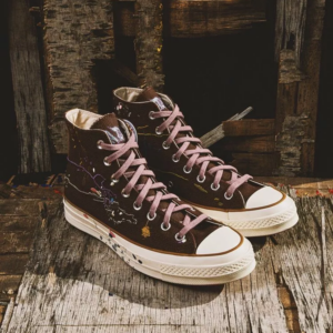 Giay Converse Chuck 70 Hi x Bandulu 'Brown' 169909C