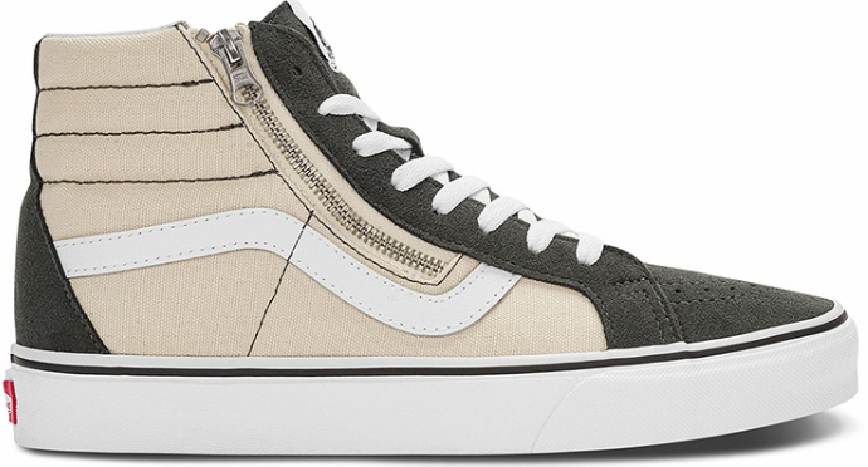 Giày Vans Sk8 Hi Reissue Side Zip 'Milk Tea' Vn0007Nztwh