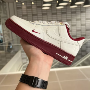 Giày Nike Air Force 1 'White Red' Dq7582-100