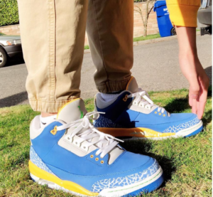 Alternative view of Giày Nike Air Jordan 3 Retro LS 'Do The Right Thing' 315297-471