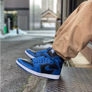 Giay Nike Air Jordan 1 Retro High OG GS 'Dark Marina Blue' 575441-404