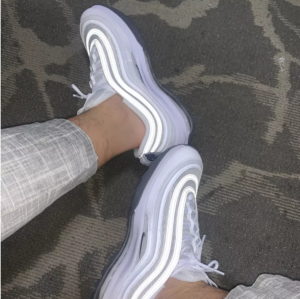 Alternative view of Giày Golf Nike Air Max 97 Golf 'White Grey' CI7538-100