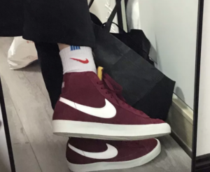 Alternative view of Giày Nike Blazer Mid '77 'Red White' DB5461-601
