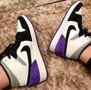 Alternative view of Giày Nike Air Jordan 1 Mid 8 SE 'Varsity Purple' 852542-105